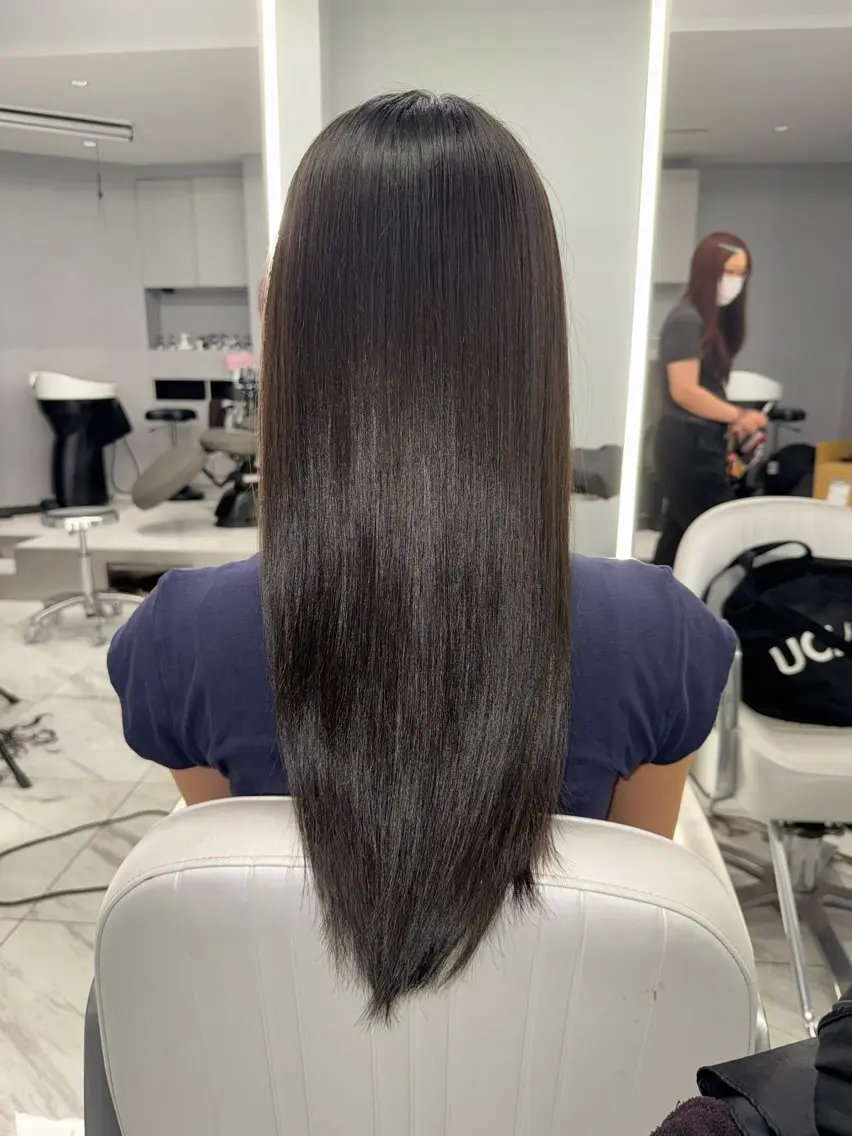 ロング ヘアカラー 新宿ケアカラー🥇 SEIYAのヘアスタイル