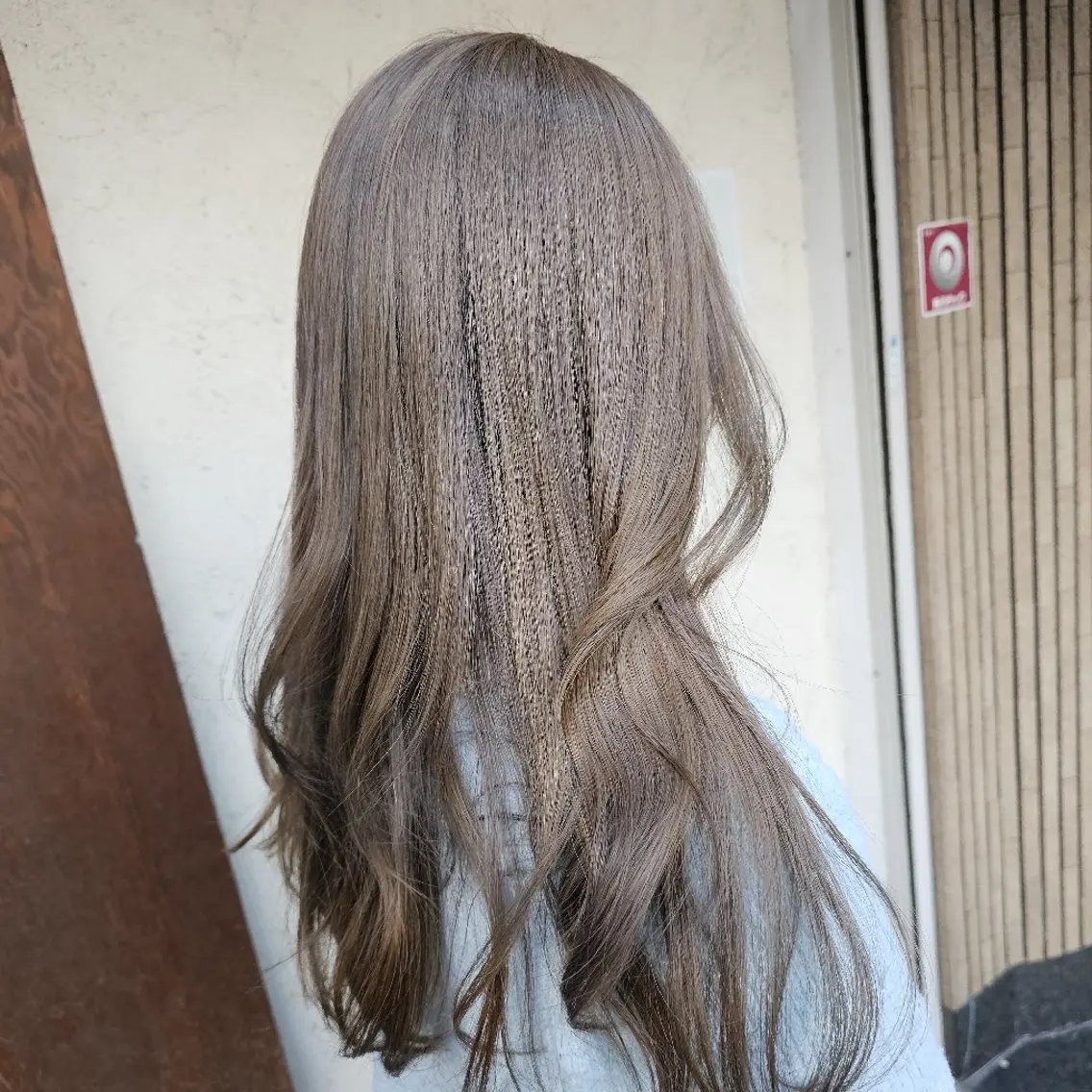 ロング カット ヘアカラー トリートメント しもかわ かほのヘアスタイル