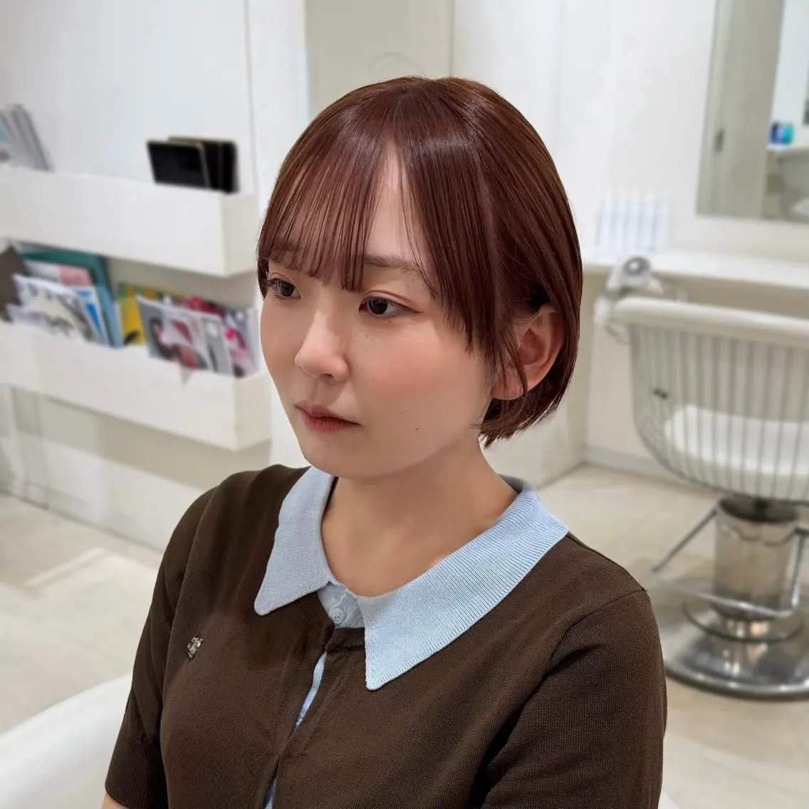 ショート カラー ブリーチ ヘアカラー Parve Mix 森 美遥🩶のヘアスタイル