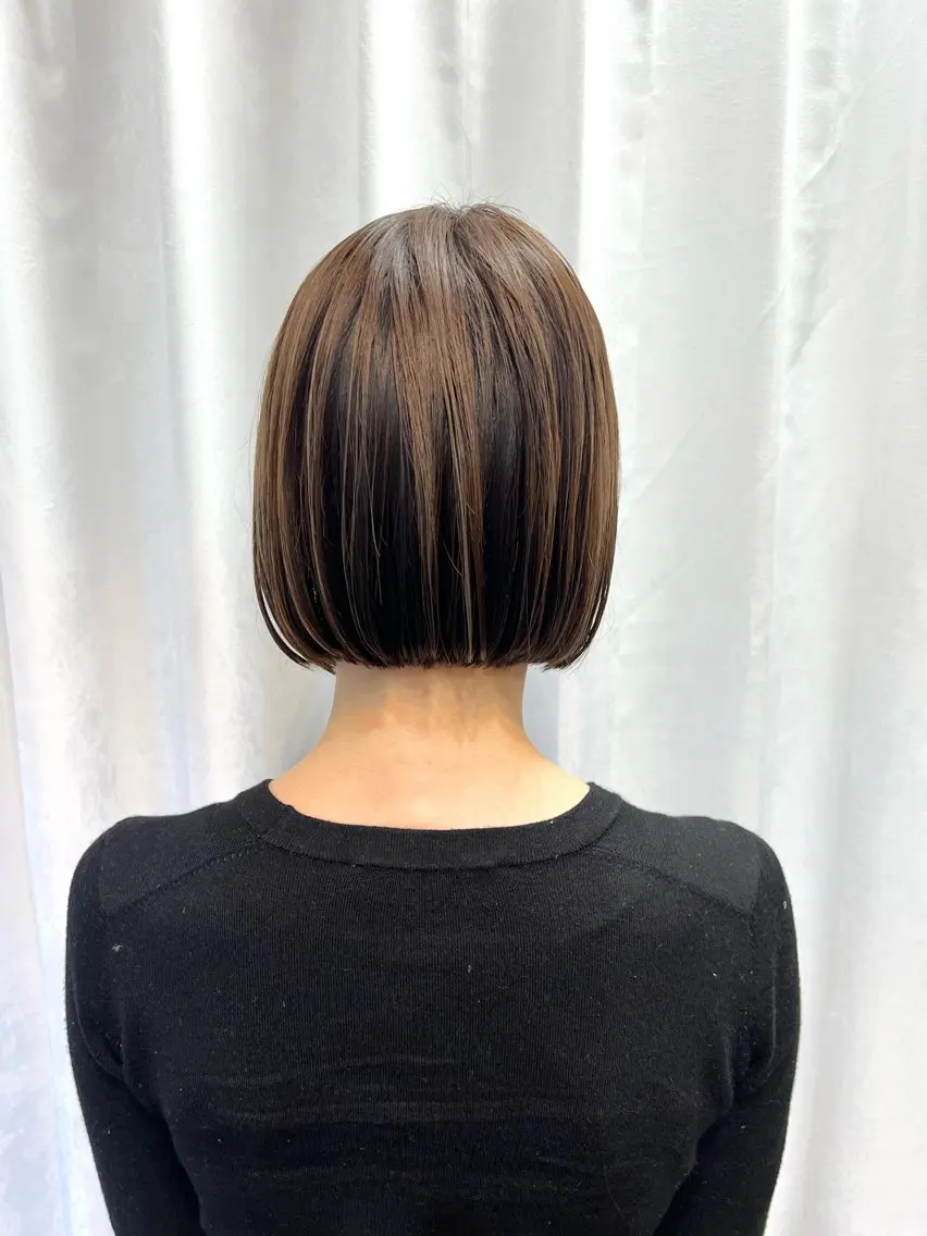 ショート カラー ボブ カット ヘアカラー トリートメント takada kohのヘアスタイル