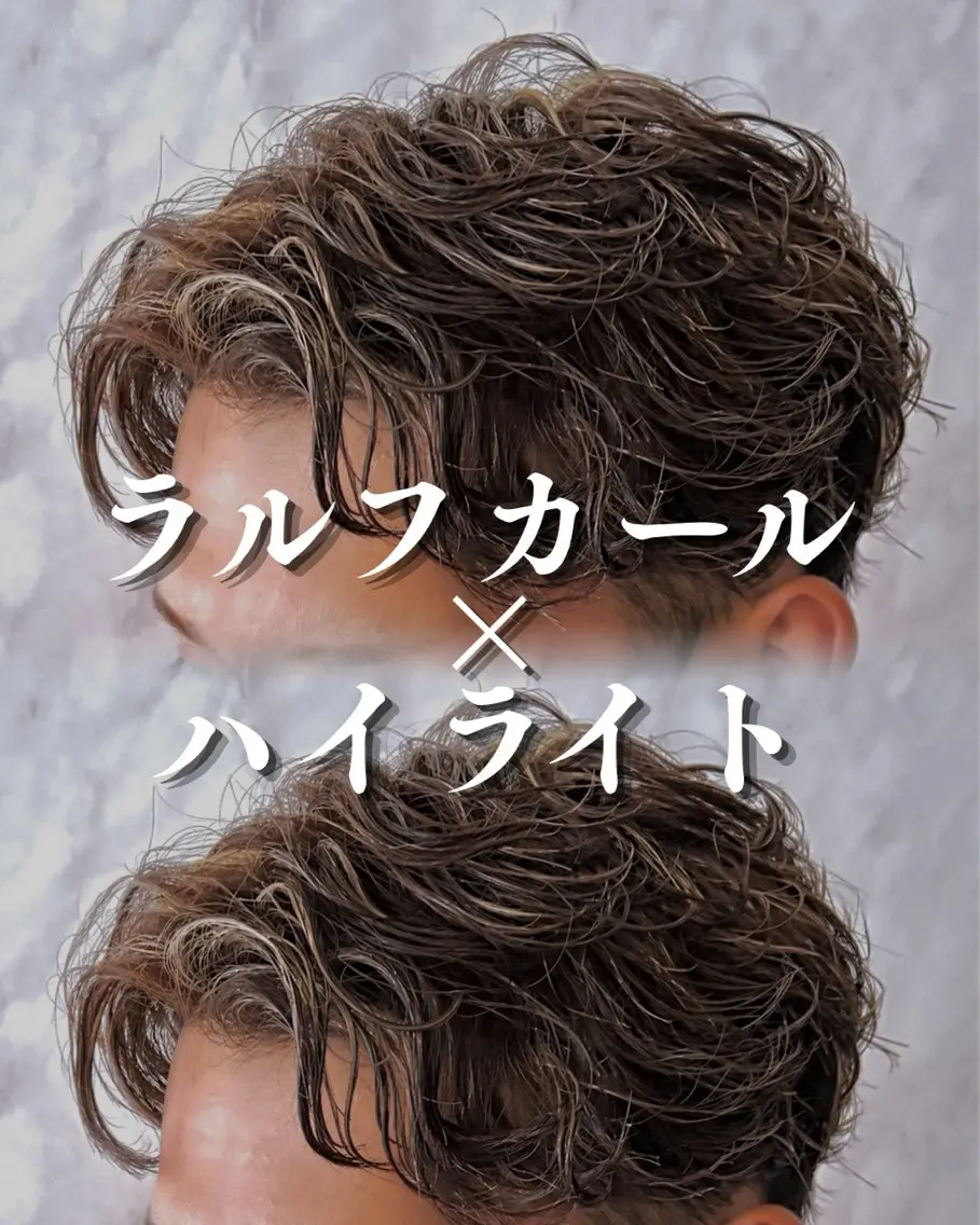 パーマ カット パーマ 本厚木パーマ&ブリー チMEN'Sショートのヘアスタイル