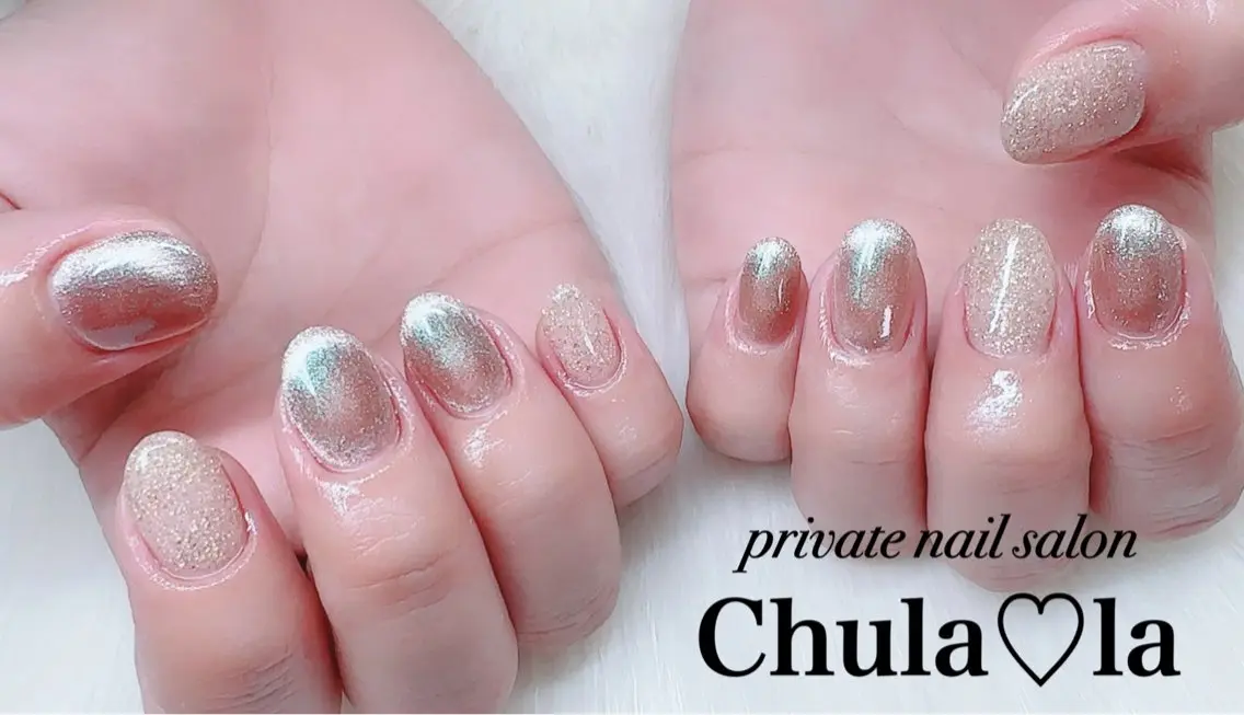 ネイル マグネットネイル ハンドネイル Chula♡la 豊見城市高安のネイルデザイン