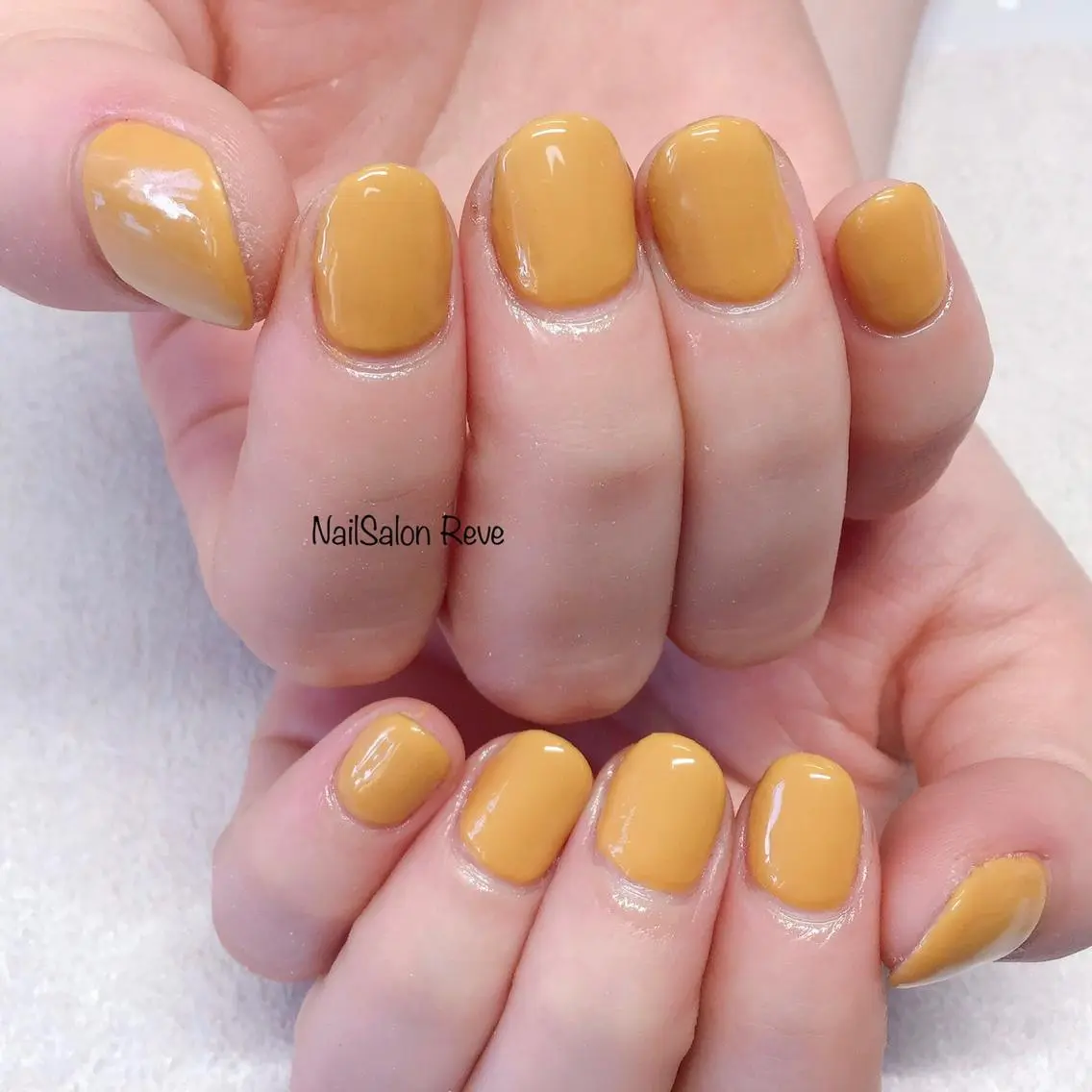 ネイル ワンカラーネイル フットネイル NailSalon Reveのネイルデザイン