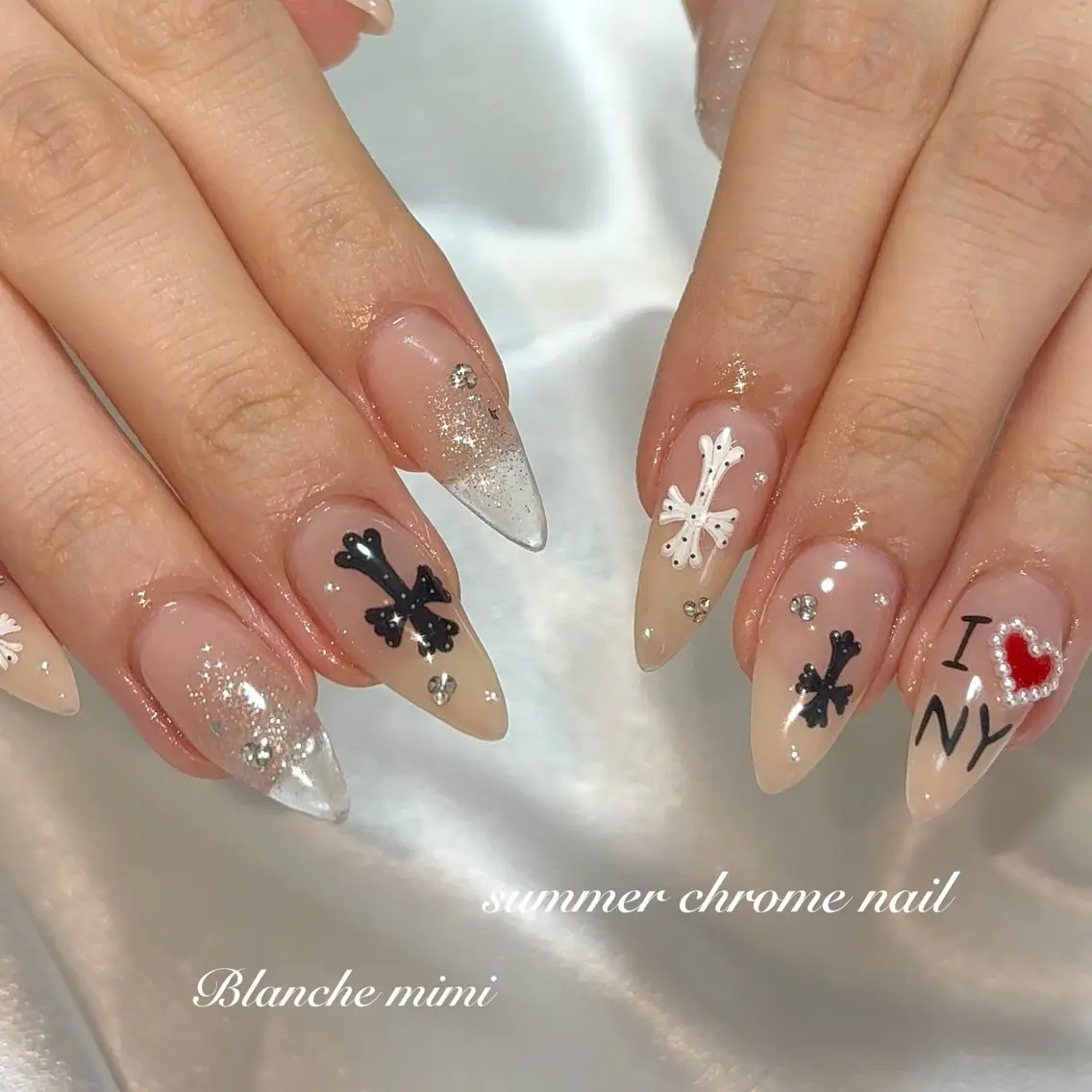 ネイル ハンドネイル Blanche mimi.u_aのネイルデザイン