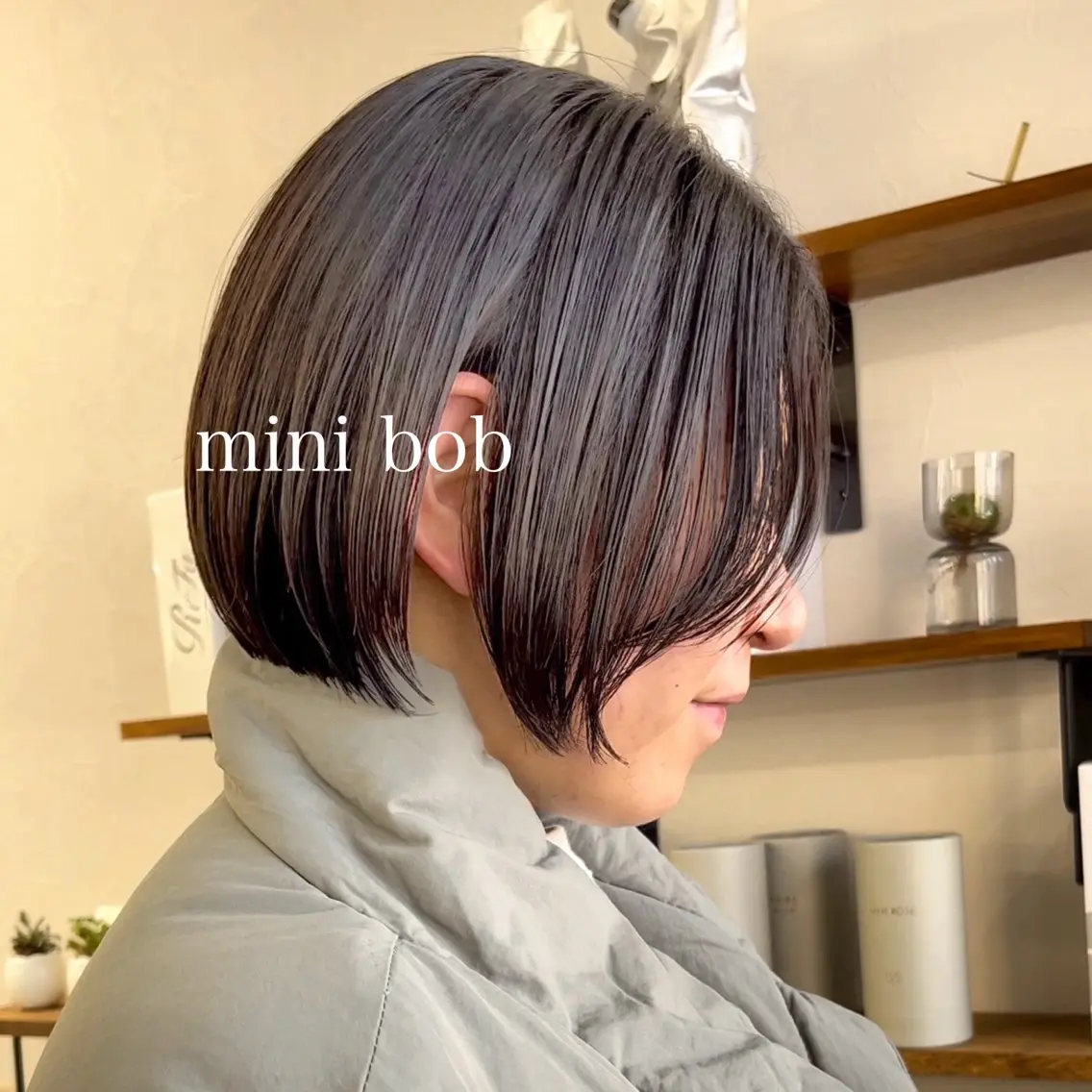 ショート 切りっぱなしボブ ショートボブ ハンサムショート ボブ ショートヘア カット トリートメント 初めてのショート お任せください✂️のヘアスタイル