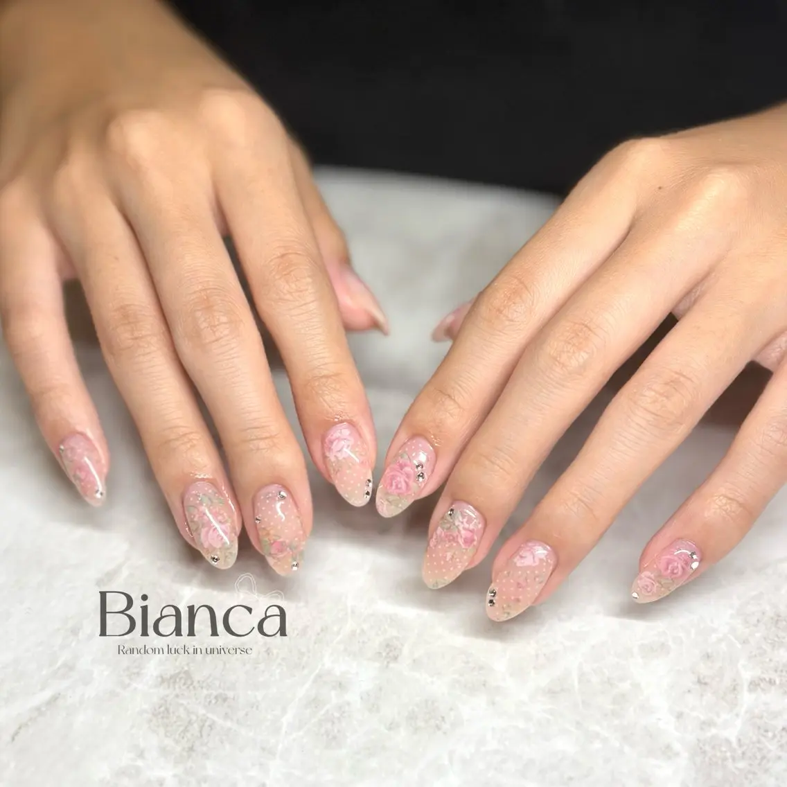 ネイル ハンドネイル Bianca元住吉店 香奈のネイルデザイン