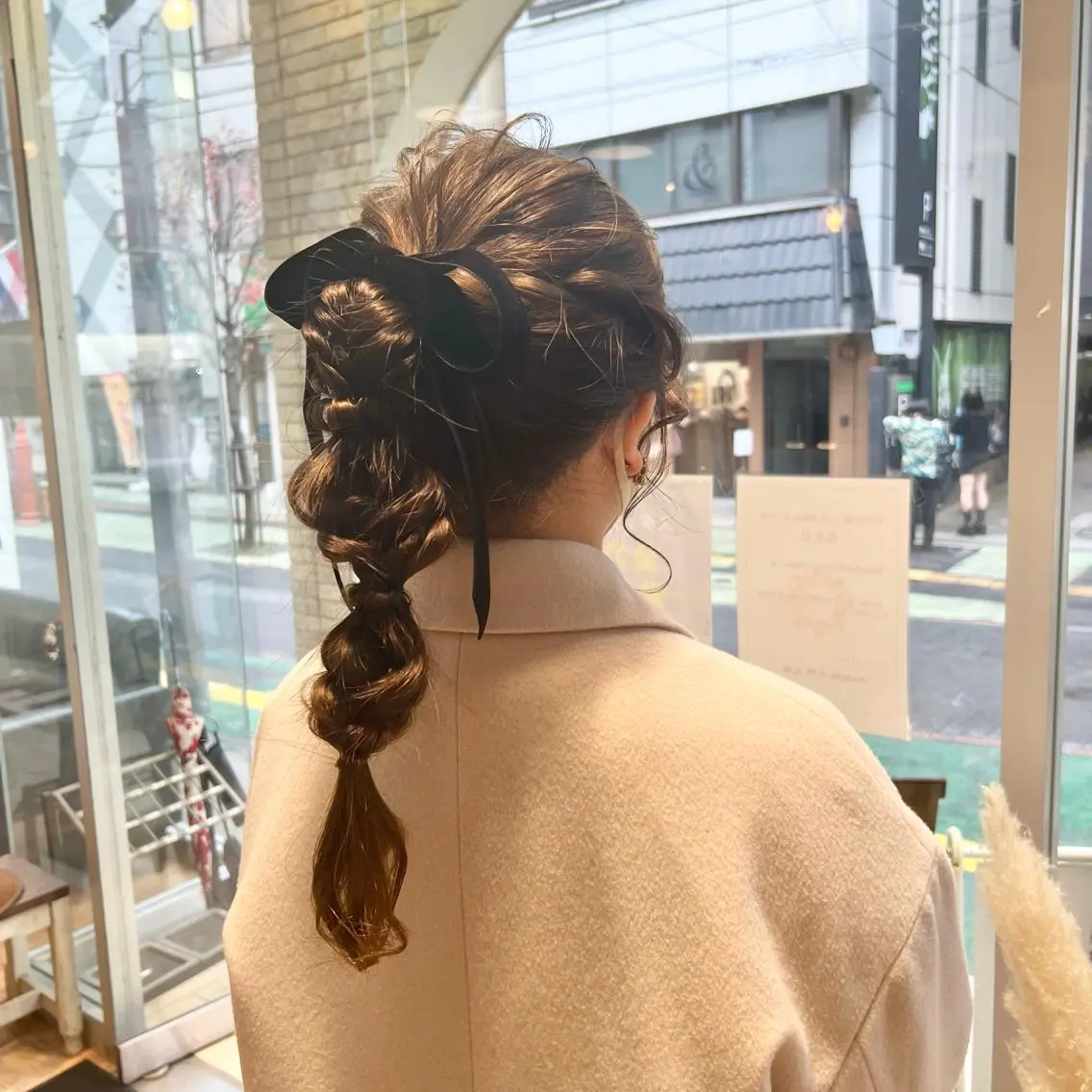 ヘアアレンジ 結婚式・ブライダル ヘアセット インナーカラー♡ Nanakoのヘアスタイル