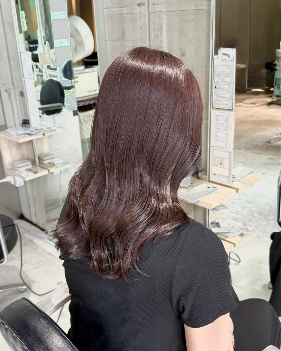 セミロング カラー カット ヘアカラー 🌟やまざき ひかる🌟のヘアスタイル