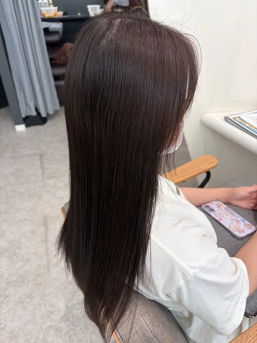 ロング カラー ヘアカラー 志村 梨帆のヘアスタイル