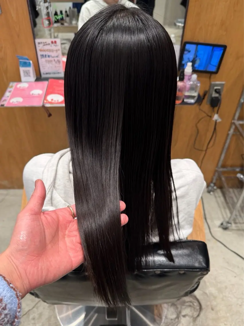 セミロング 髪質改善 川口 雄大のヘアスタイル
