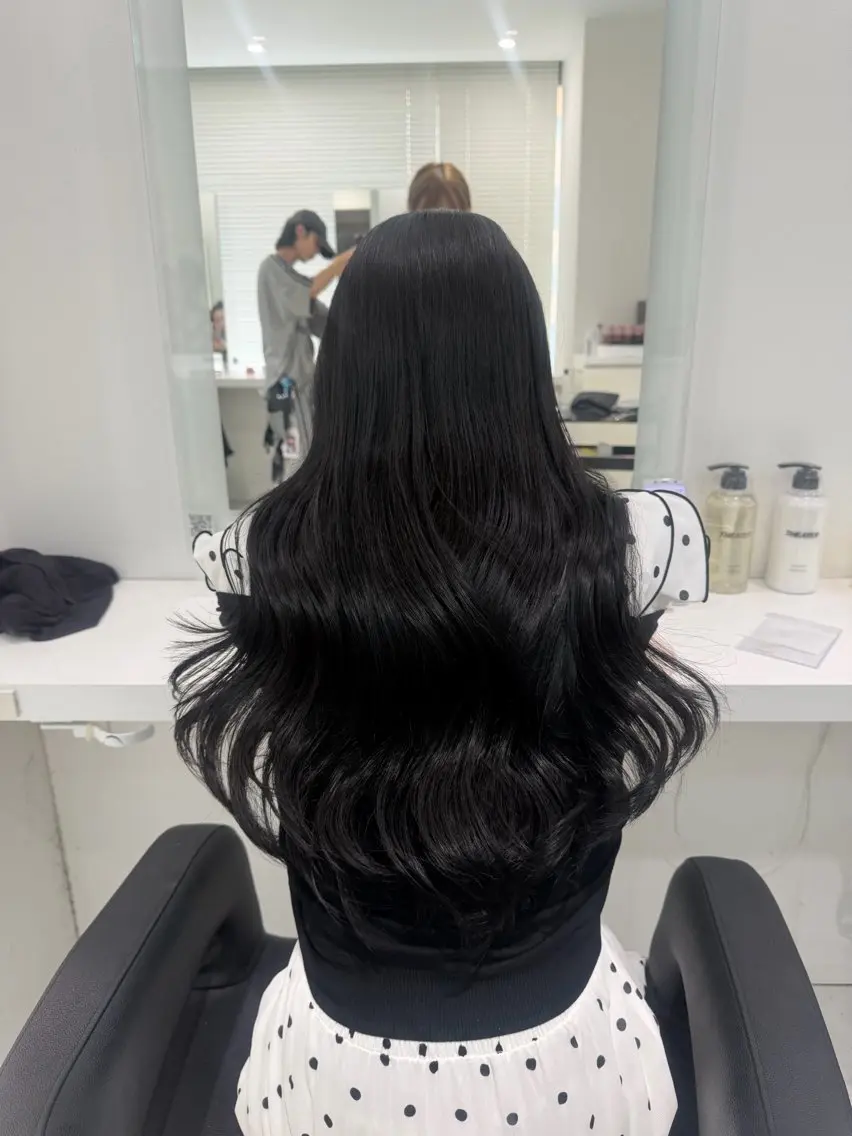 ロング カラー トリートメント ヘアカラー 縮毛矯正 ブリーチなし特化 美容師💖SAE💖のヘアスタイル
