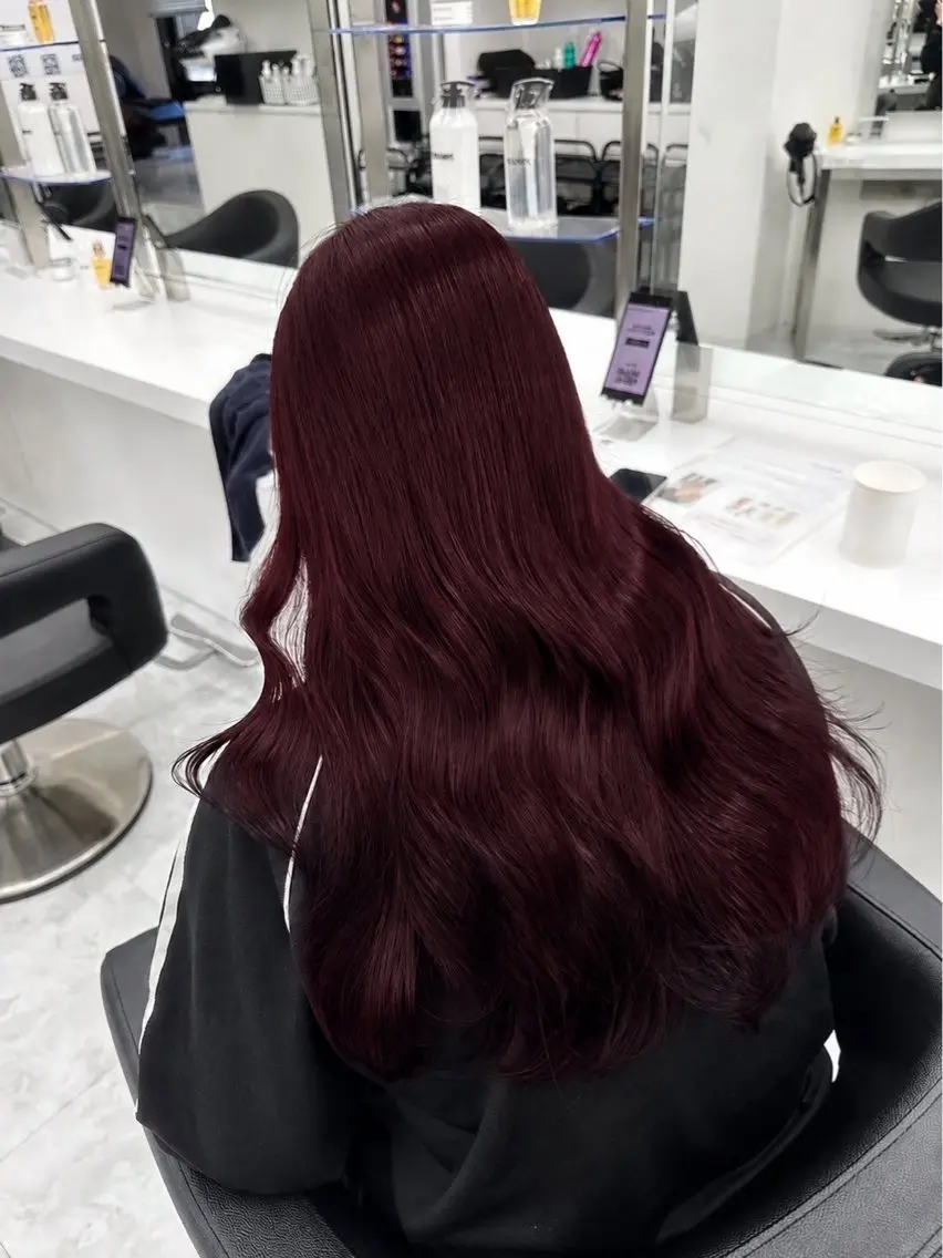 ロング ヘアカラー トリートメント naami🖤透明感 ×ちゅるん艶髪🎀のヘアスタイル