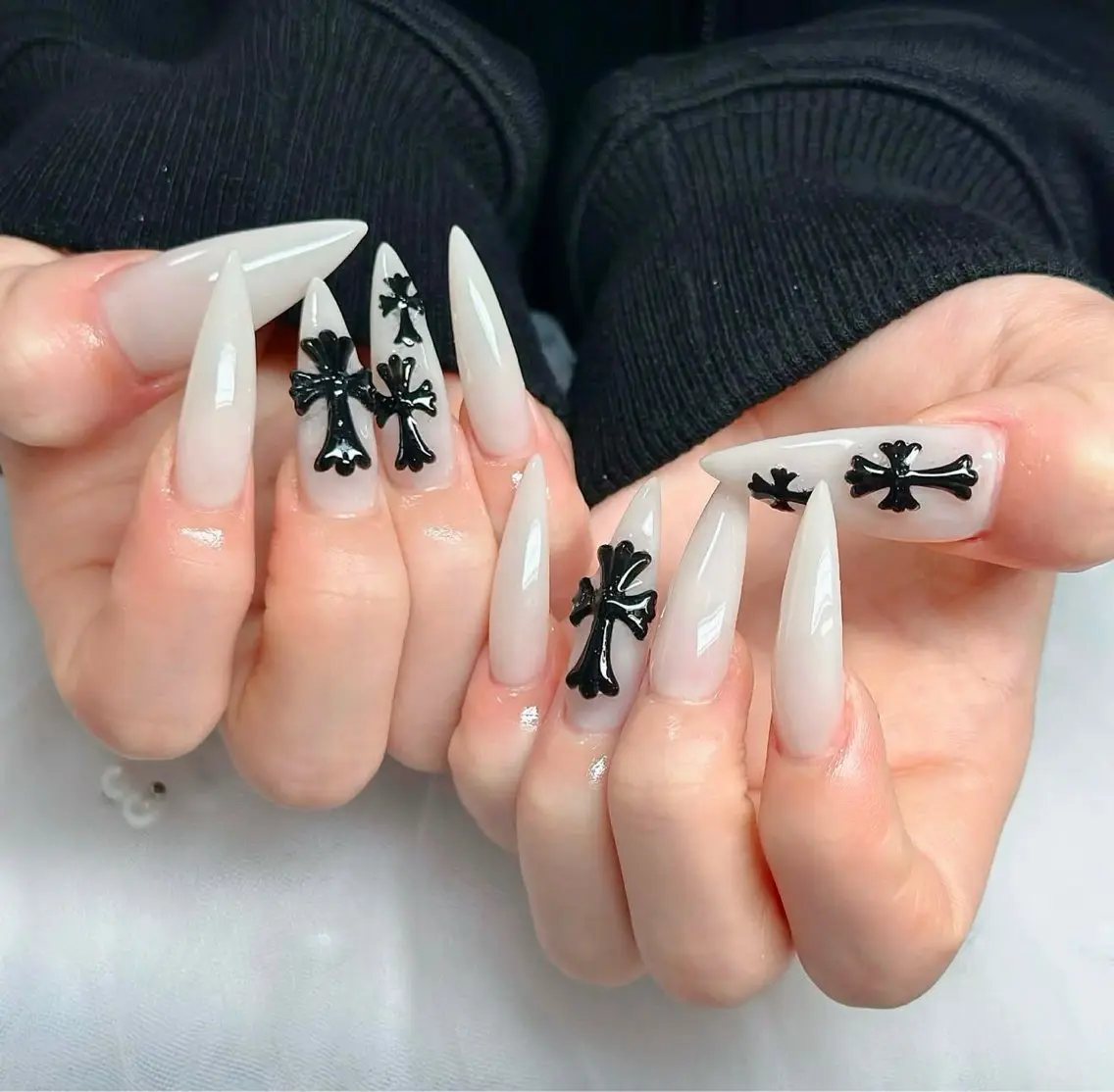 ネイル アートネイル チークネイル フレンチネイル ジェルネイル ガーリー HAPPI NAIL 大国町のネイルデザイン