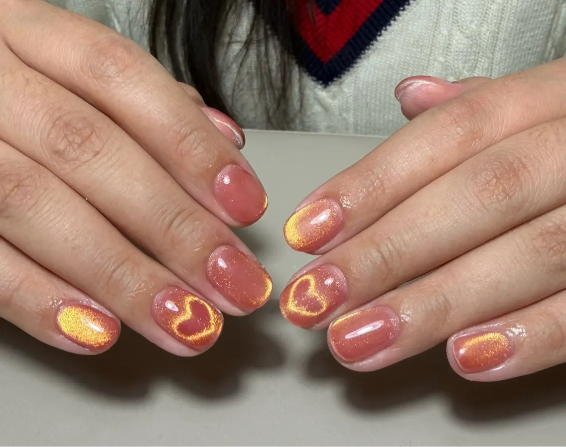 ネイル ハンドネイル ハンドケア 🍑 momo_nailのネイルデザイン