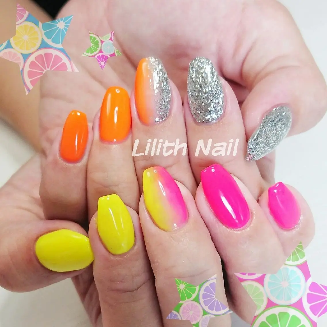 ネイル グラデーション ハンドネイル Lilith Nailのネイルデザイン