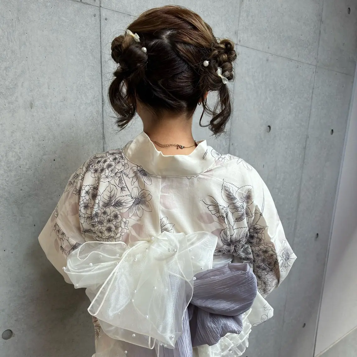 ミディアム ヘアアレンジ 浴衣 着付け 勝野 麻美のその他イメージ
