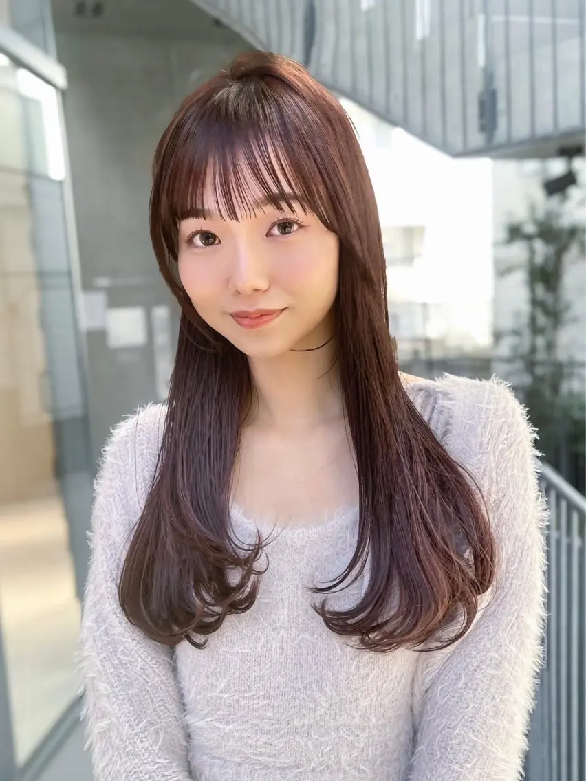 セミロング ヘアアレンジ 松井美樹/似合わせ ガーリー・韓国のヘアスタイル