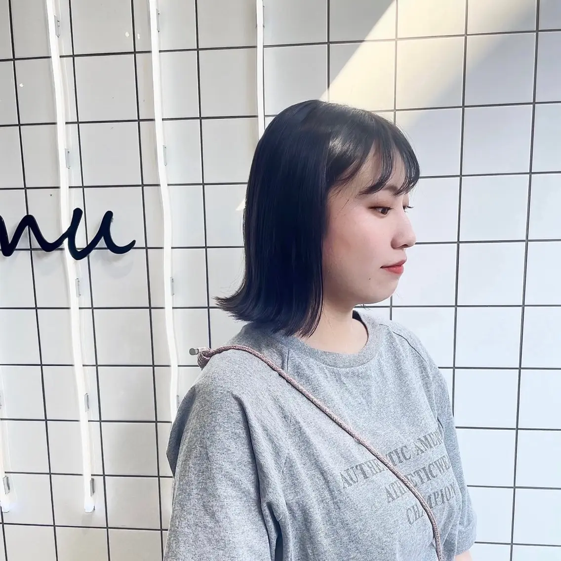 セミロング カラー パーマ ヘアアレンジ メンズ トリートメント mona/ ストレートスタイル✨のヘアスタイル