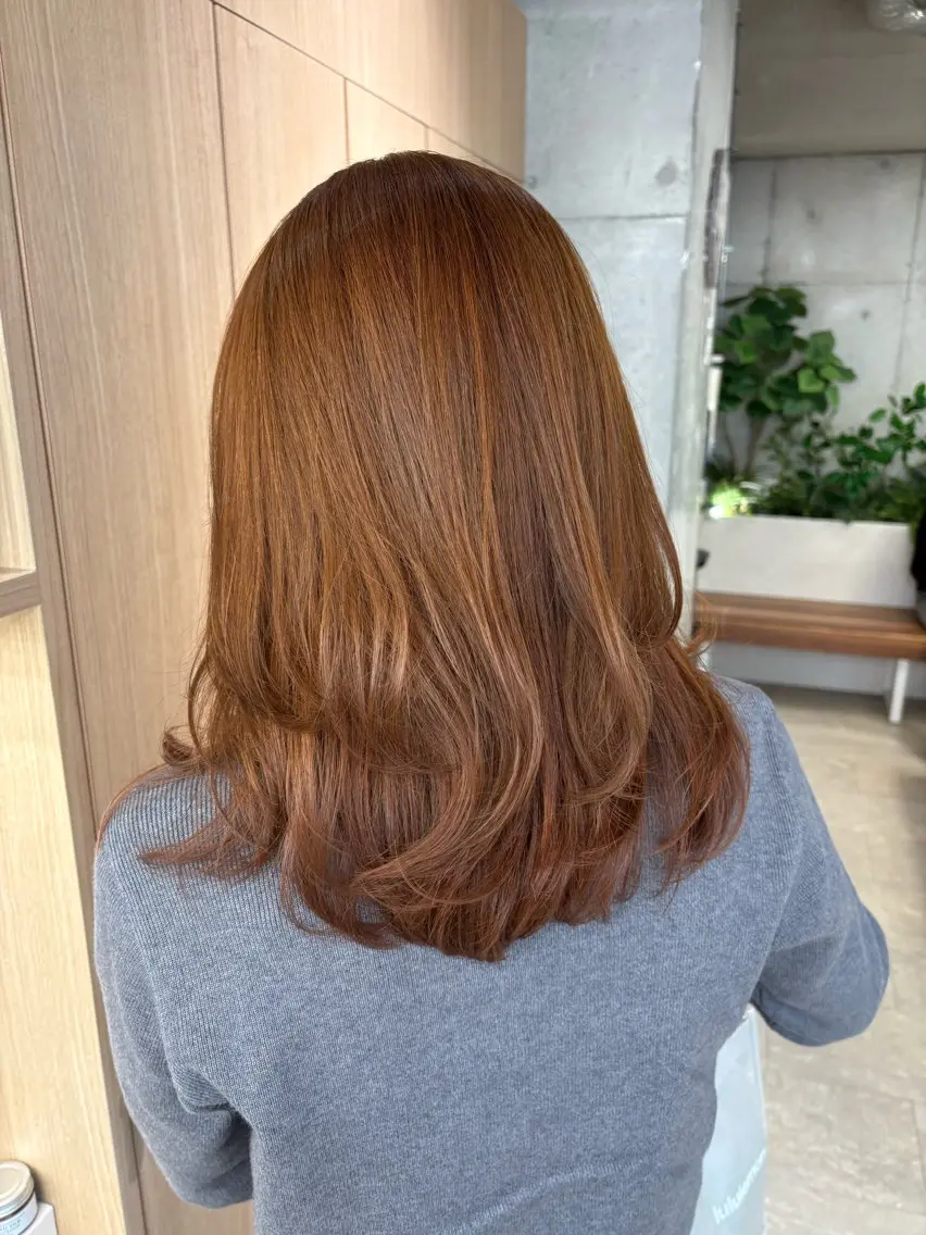 セミロング カラー 🎀レイヤー/パーマ カラー/ai🎀のヘアスタイル