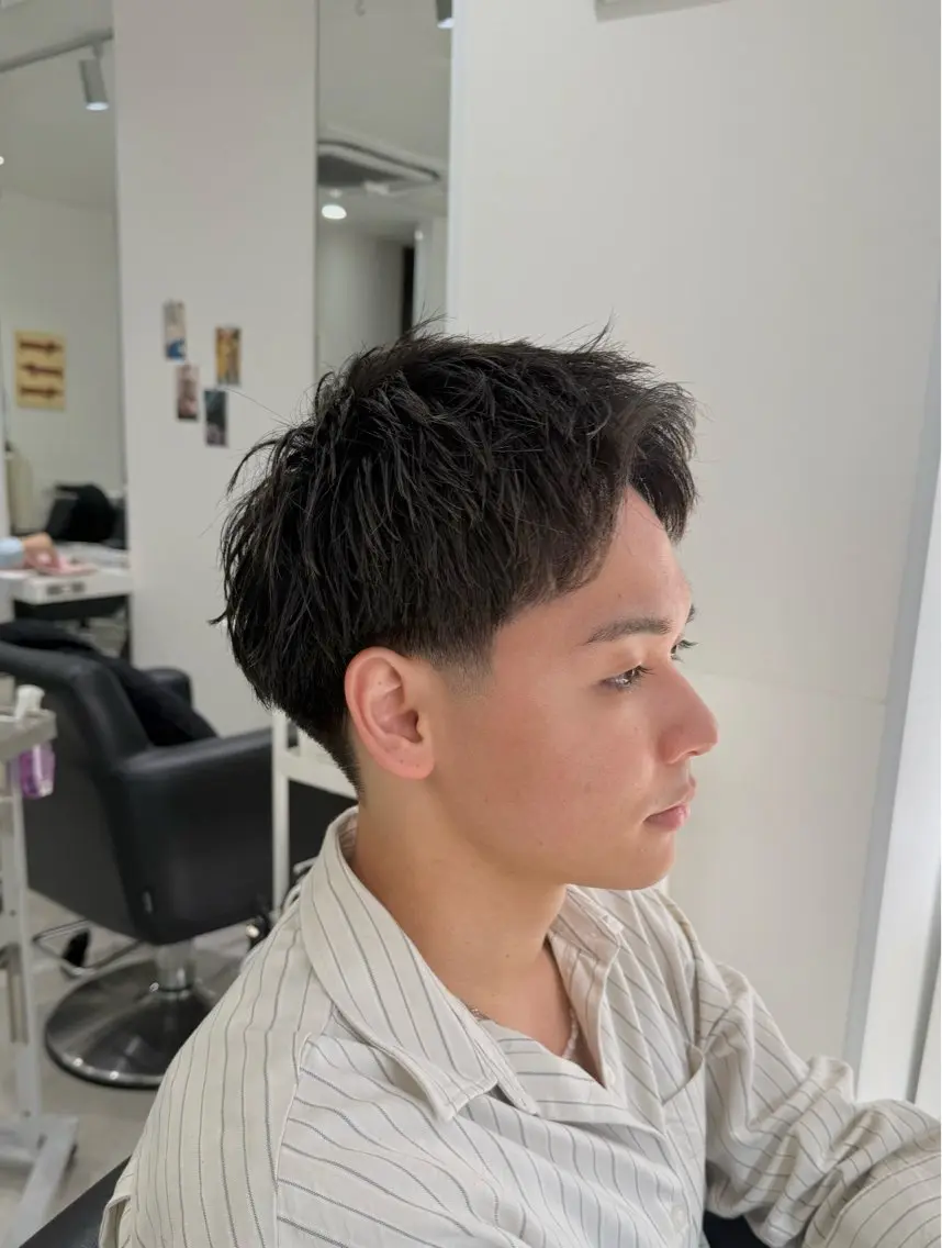 メンズ カット メンズ💈フェード 下地佑のヘアスタイル