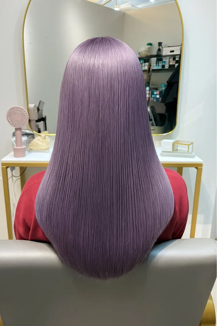 セミロング セミロングパーマ ボブ ハイライト 髪質改善 韓国風ヘア カット ヘアカラー トリートメント 髪質改善/縮毛矯正/ 美髪/個室/ハラのヘアスタイル