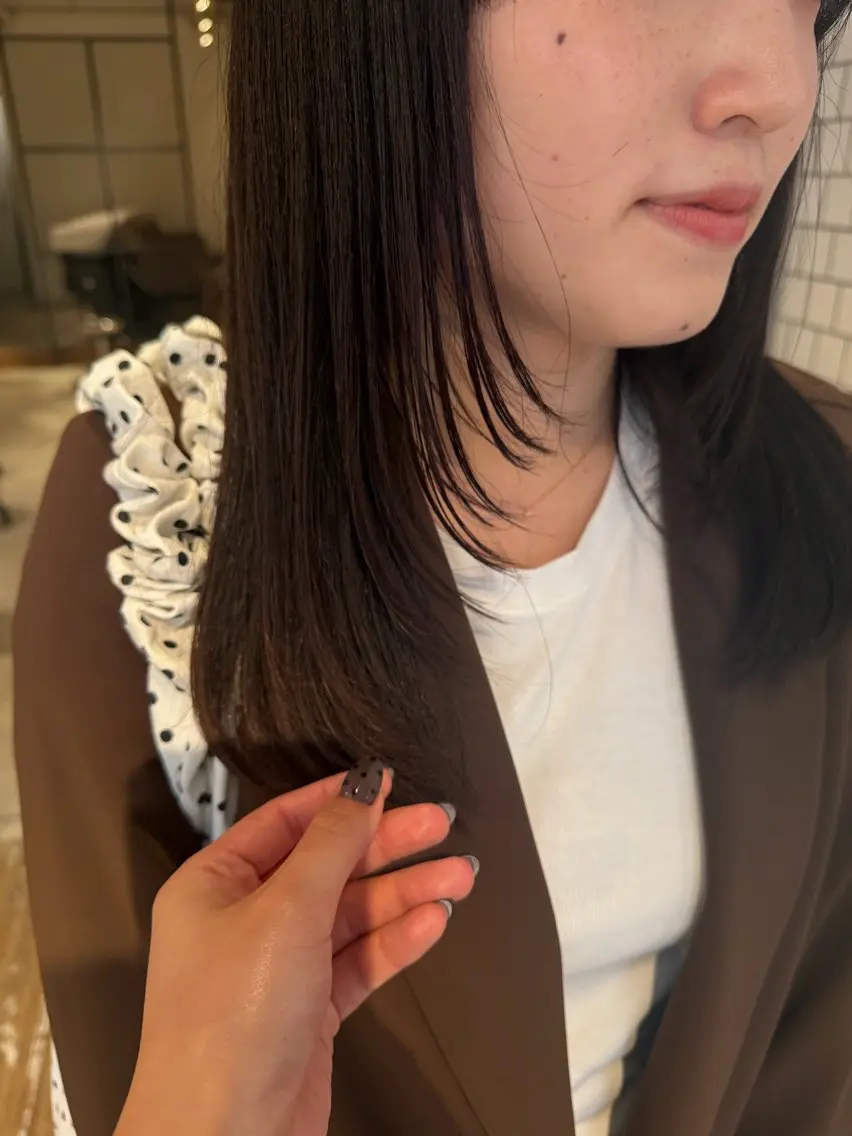 ミディアム ayana |京都美容室のヘアスタイル