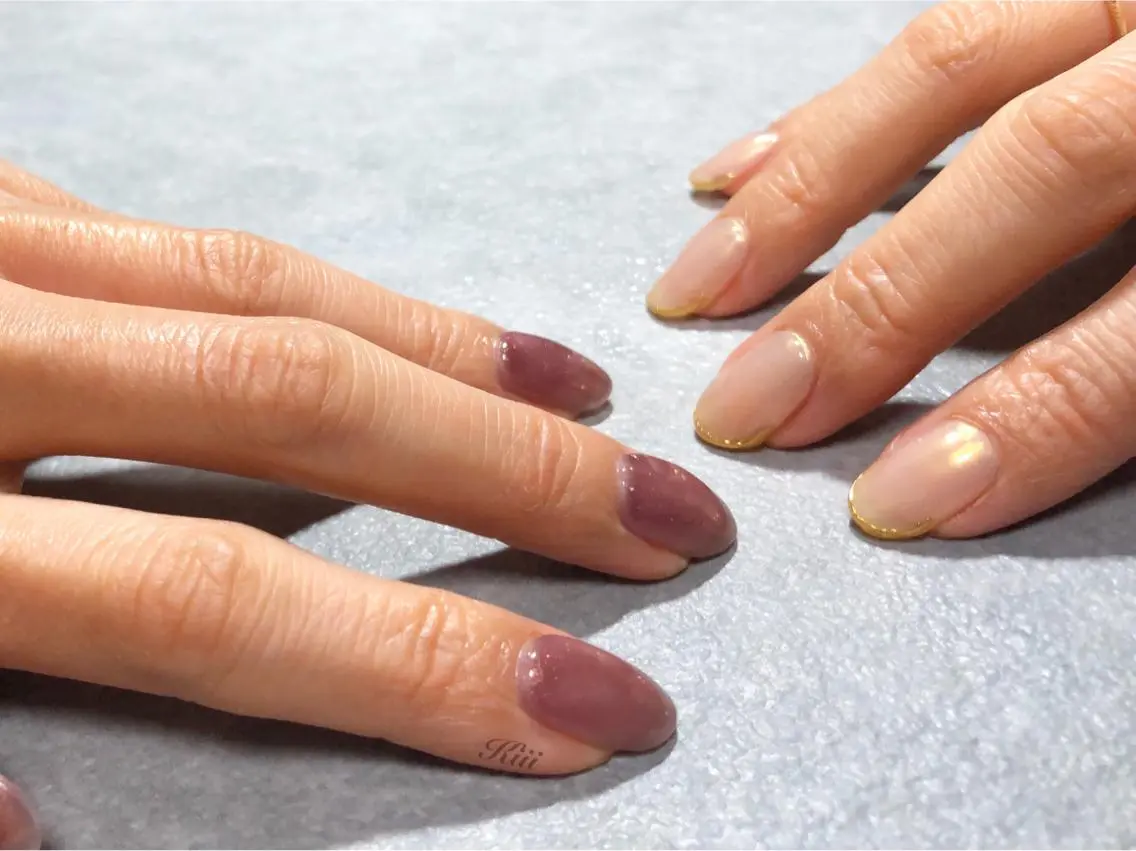 ネイル ハンドネイル フットネイル kiii.__ ✴︎*のネイルデザイン