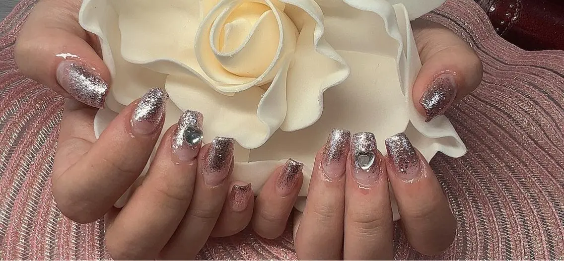 ネイル ラメ(グリッター) ラメグラデーション Mimi Nailのネイルデザイン