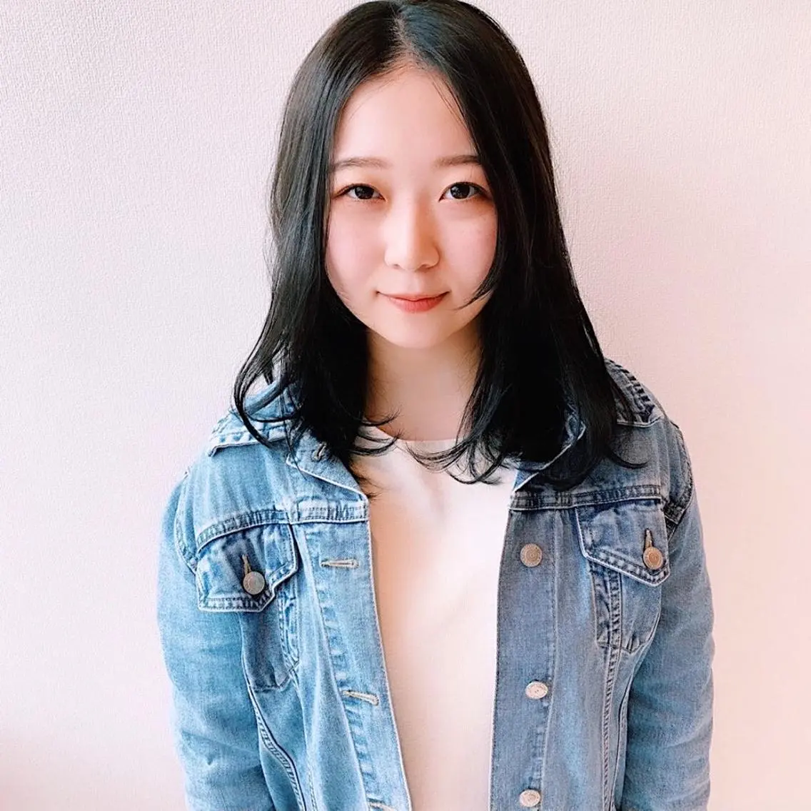 セミロング カラー 中川 竜誠のヘアスタイル