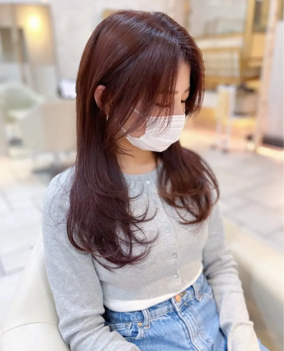 【ミニモ限定❗️】レイヤーカット+髪質改善トリートメント👑の写真