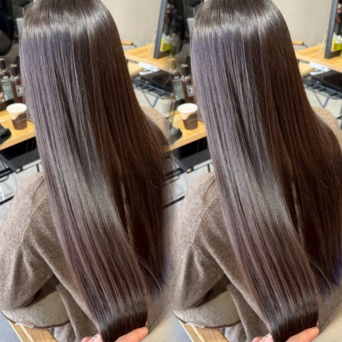 ヘアカラー 鶴ケ峰カラー 透明感カラー葵🫧のヘアスタイル