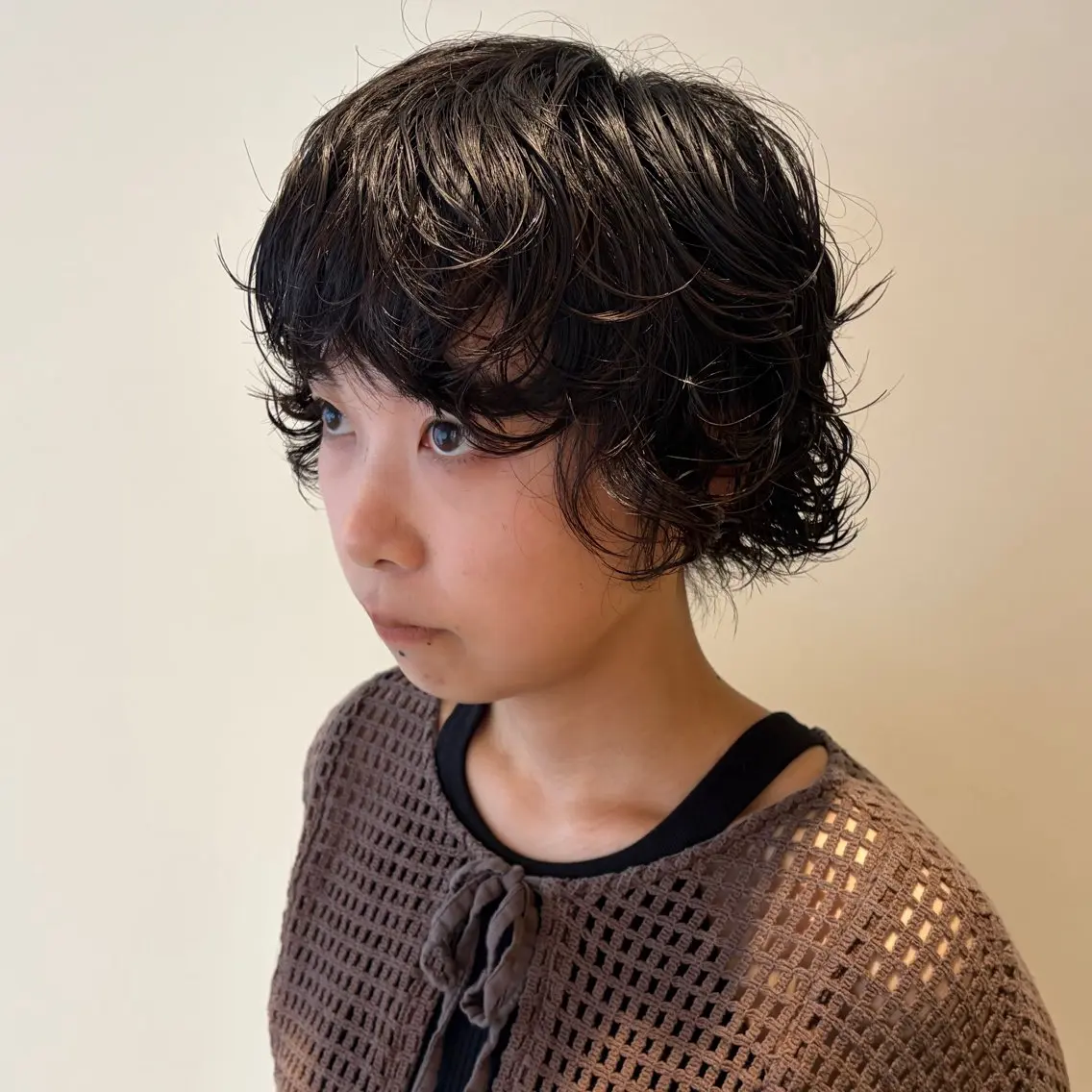 ショート パーマ カット パーマ やまき さきねのヘアスタイル