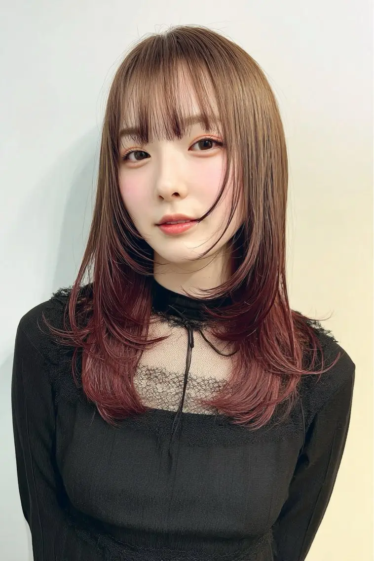 セミロング カラー カット ヘアカラー トリートメント 🩵DAICHI /デザイン特化🩵のヘアスタイル