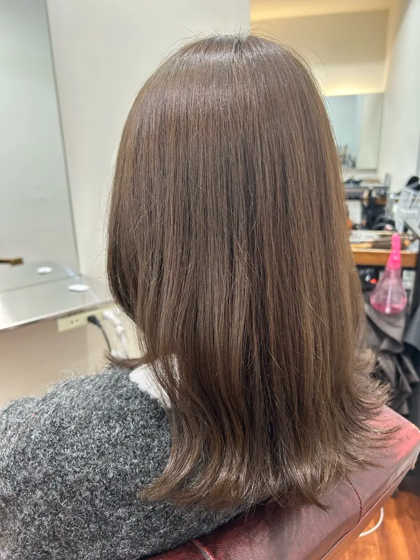 セミロング 福島 大和のヘアスタイル