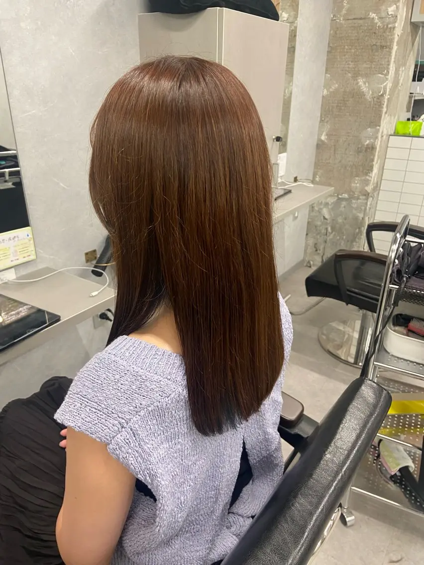 ミディアム ヘアカラー 🪄ྀི Morita🩵ྀིのヘアスタイル