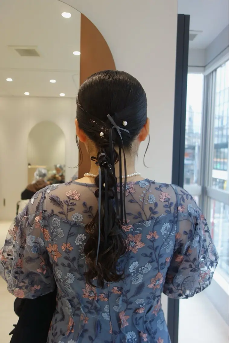 ヘアアレンジ ヘアセット yuna🪽‪ ヘアセット／カラーのヘアスタイル