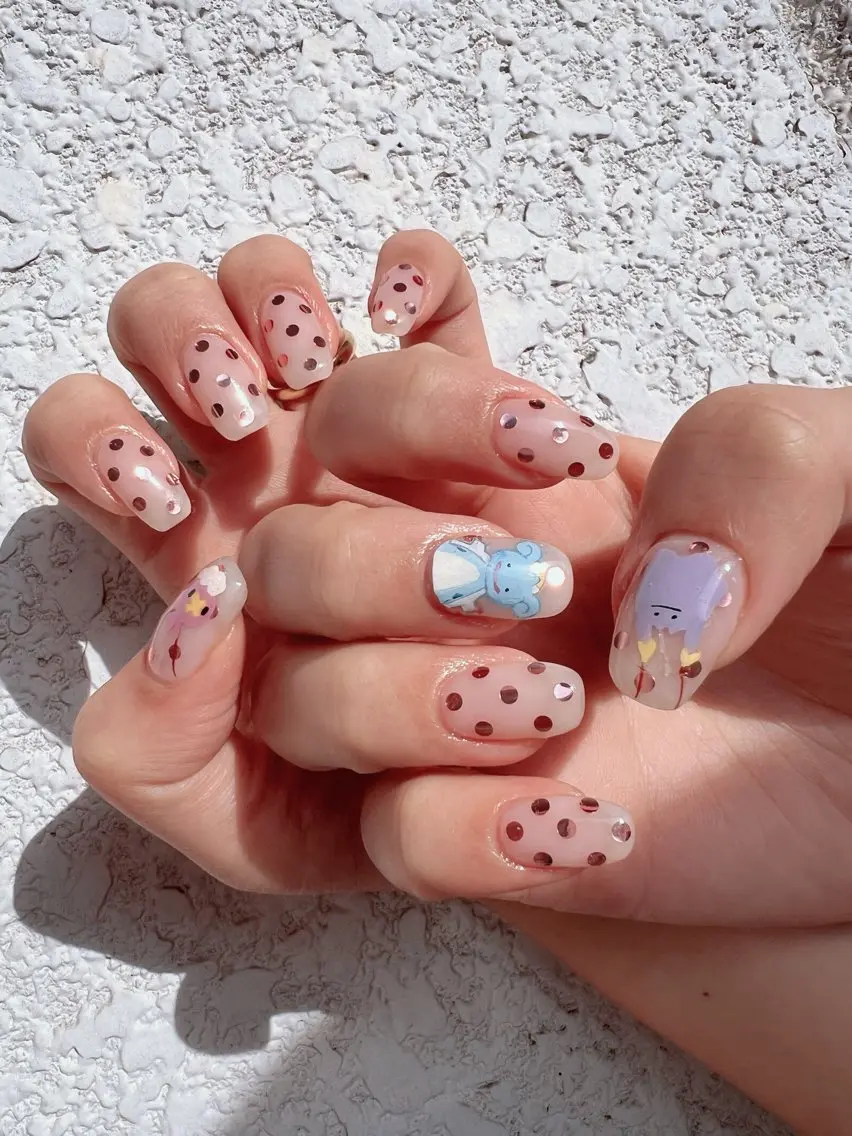 ネイル 持ち込み nail salon Noël_赤磐のネイルデザイン