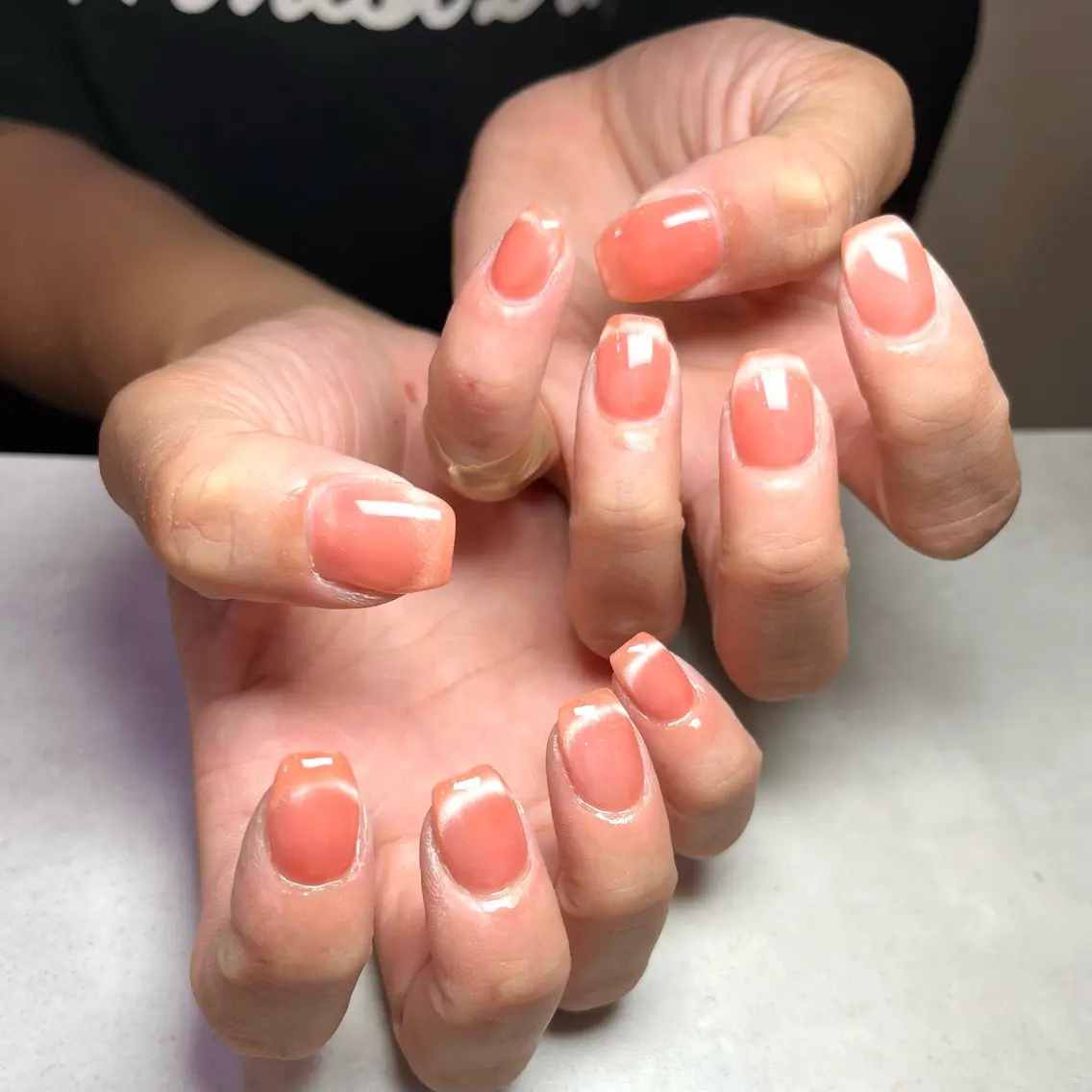 ネイル フレンチネイル 🌻Sunrich Fuka🌻のネイルデザイン