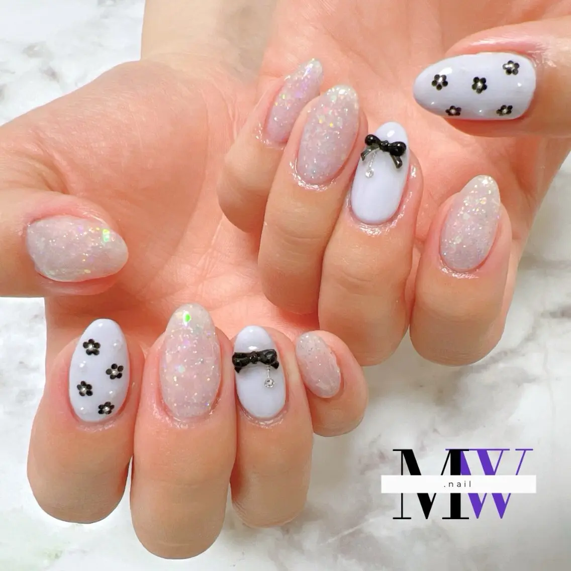 ネイル 韓国ネイル ハンドネイル MW .nailのネイルデザイン