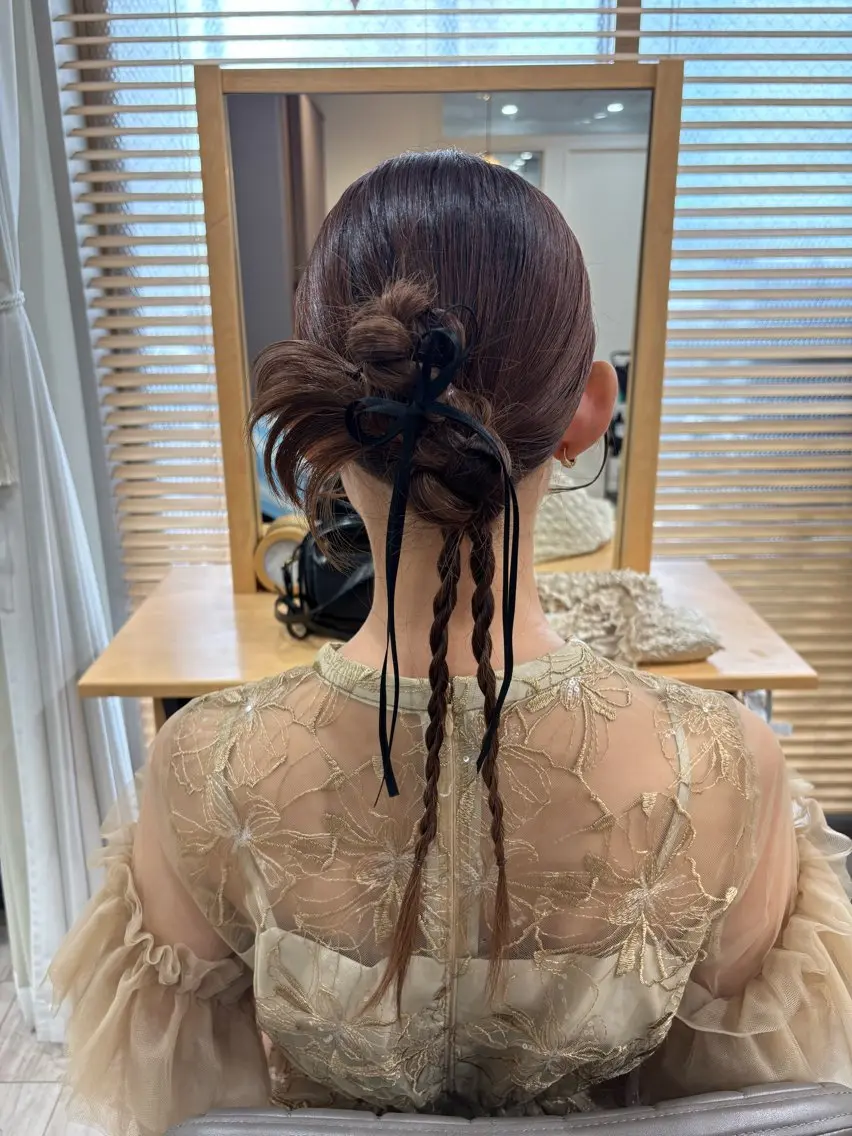 ヘアアレンジ 三つ編み ヘアセット Gypsoly ☺︎ゆきのその他イメージ