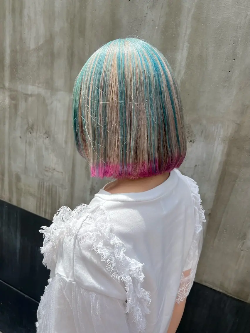 ミディアム カラー 🍇おぐら めぐみ🍇のヘアスタイル