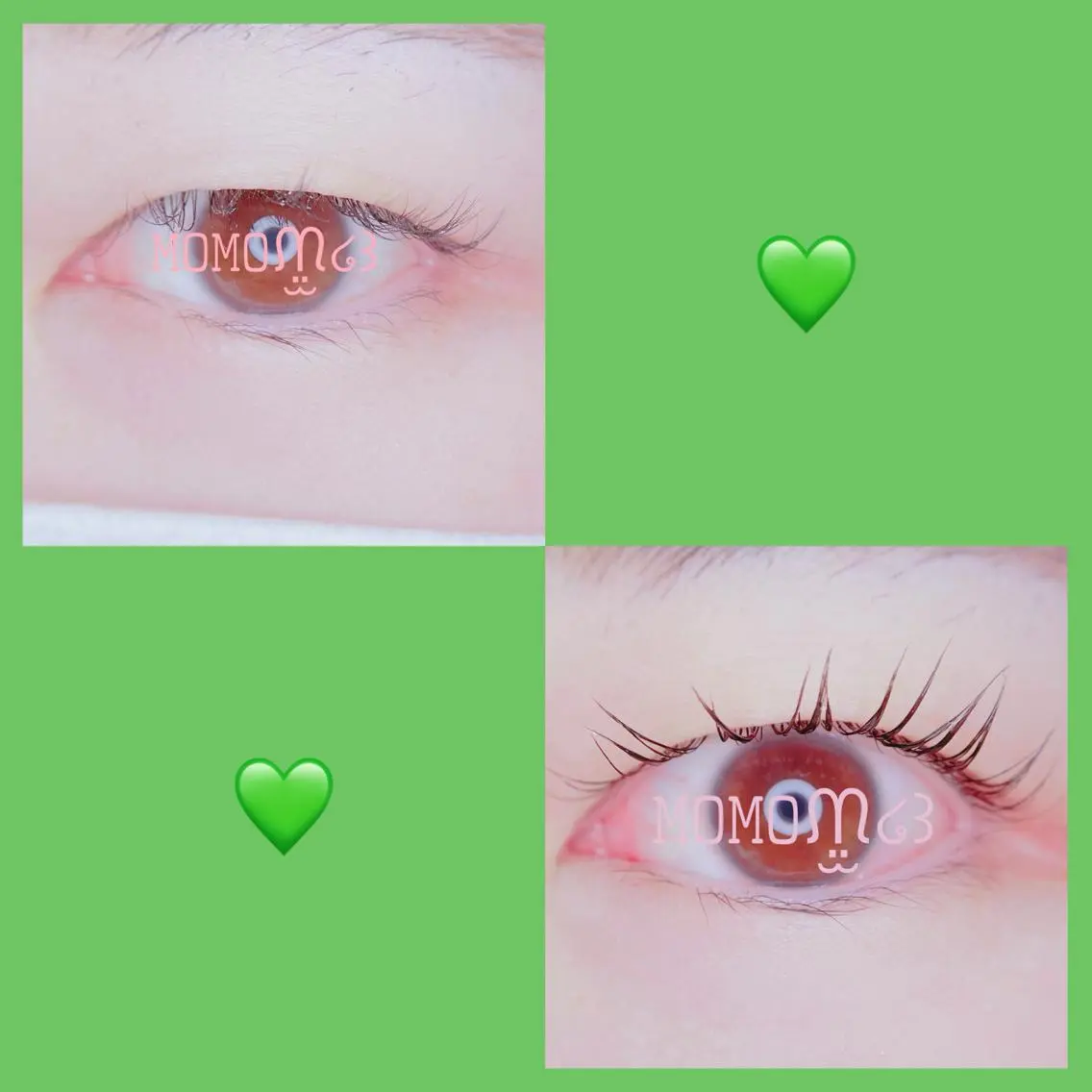マツエク・マツパ フラットラッシュ ナチュラル パリジェンヌラッシュリフト 下まつげエクステ 一重×まつ毛パーマ マツパ モテデザインのプロ モモ🍑のマツエク・マツパデザイン