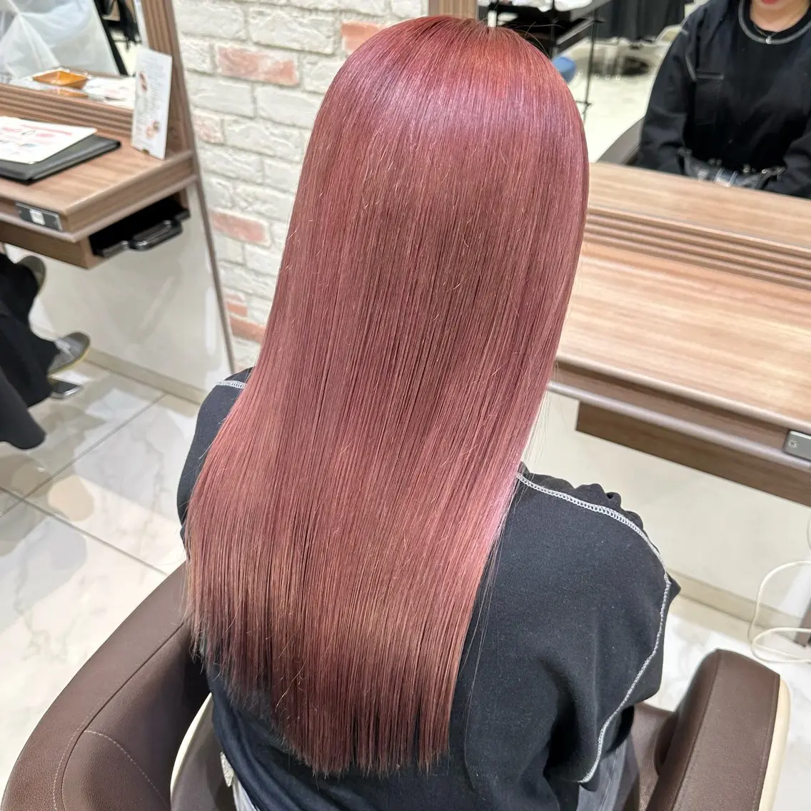 ロング カラー ブリーチ ブリーチなしカラー ヘアカラー 𓍯暖色/韓国風 田中沙羅‎𓍯のヘアスタイル