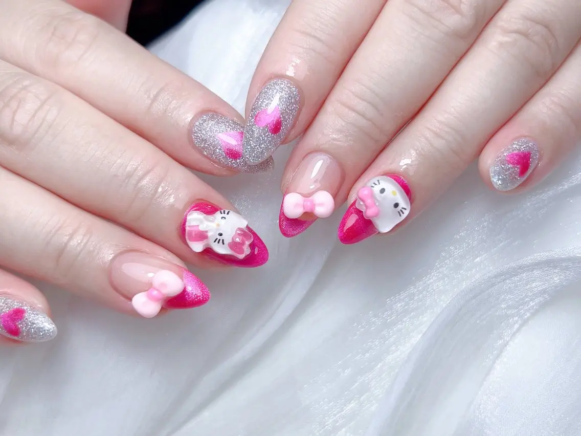 ネイル ハンドネイル M🌷nail 長さだし専門店のネイルデザイン