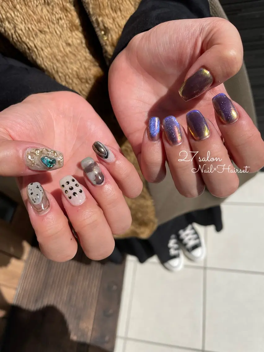 ネイル ニュアンスネイル 27salon yuinaのネイルデザイン
