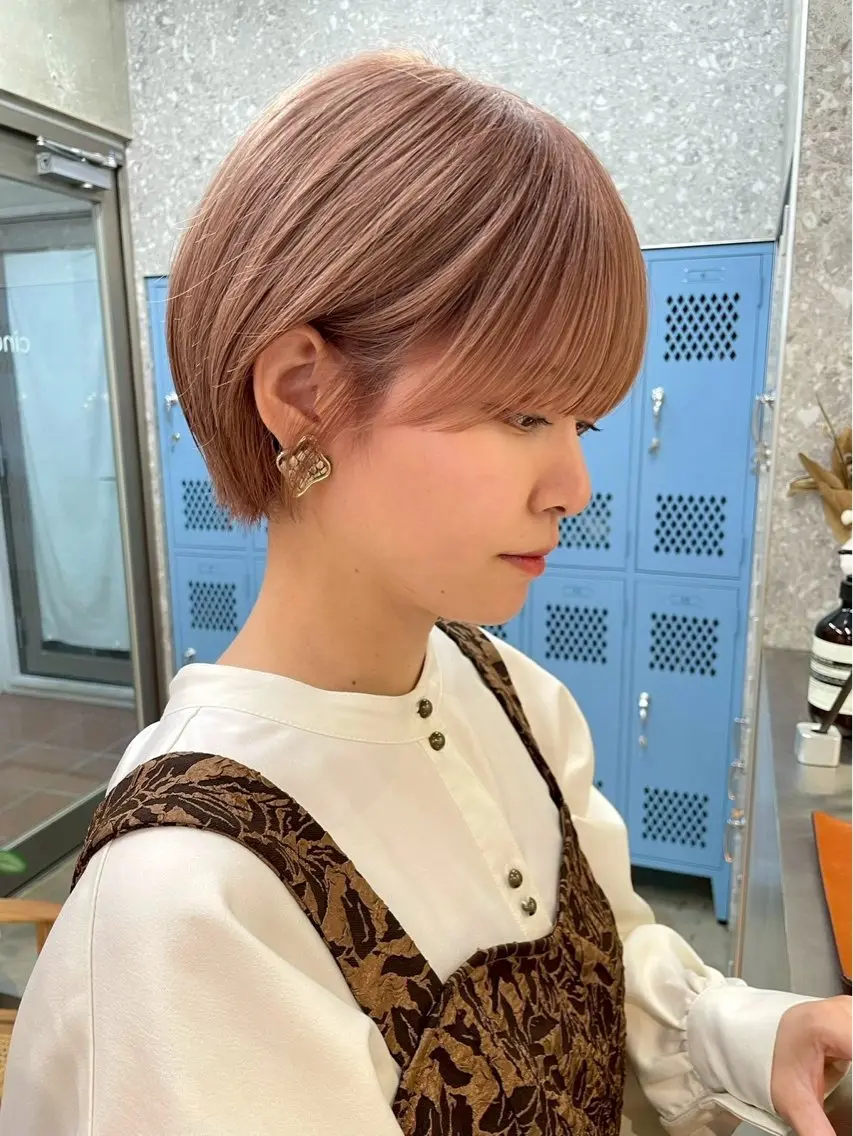 ショート ショートボブ ボブ ショートヘア ショート/レイヤー/ カットモデル/カズのヘアスタイル