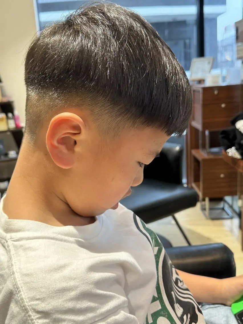校則や頭髪検査に引っかからないスタイルもお任せ✨✂︎✨メンズキッズカット/都島駅徒歩8分の写真