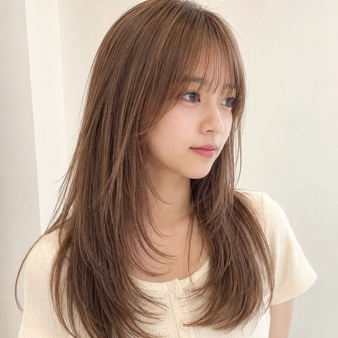 ロング カラー HAREru. モデル募集【戸塚】のヘアスタイル