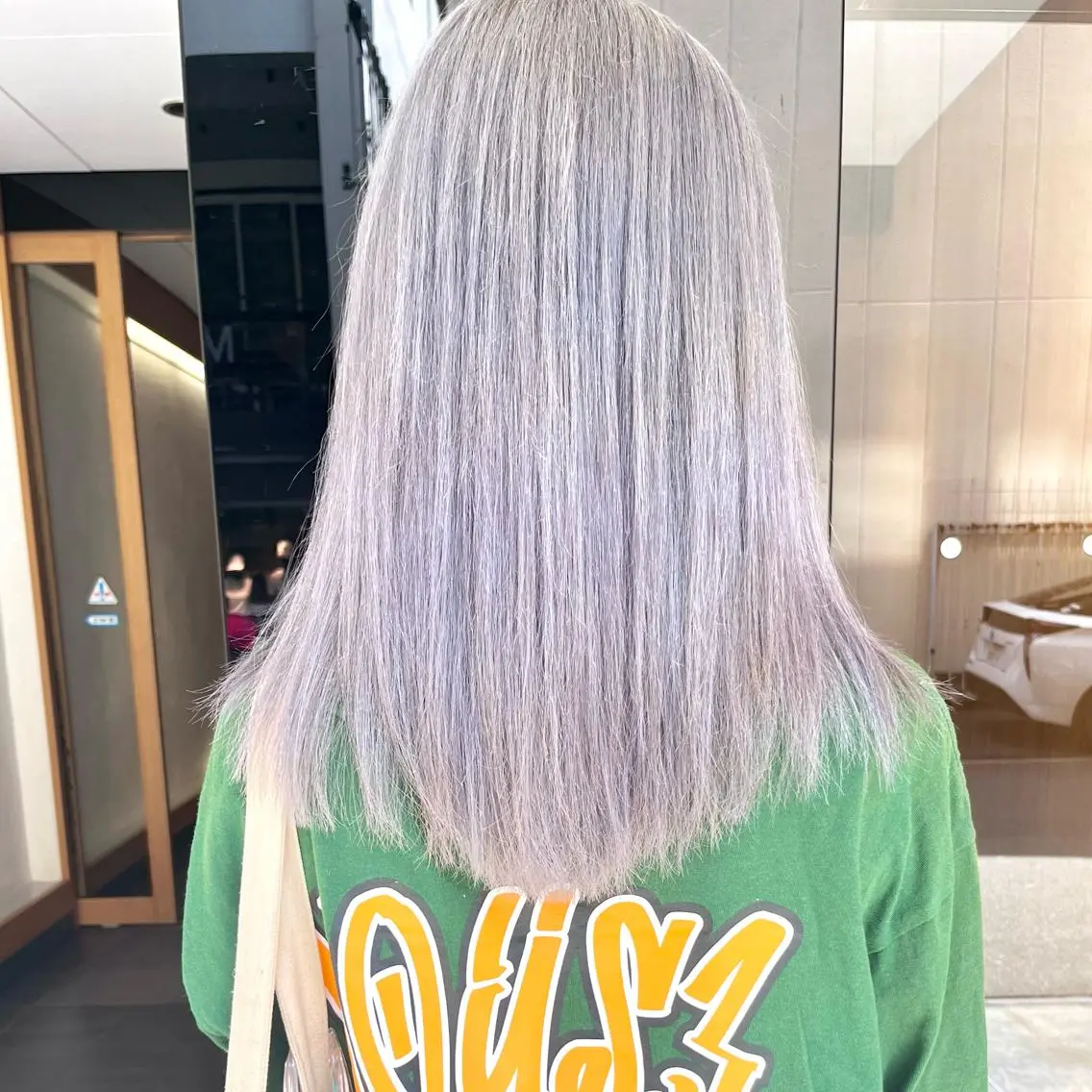 セミロング カラー ヘアカラー トリートメント 堺 鳳 ママ美容師 yukariのヘアスタイル