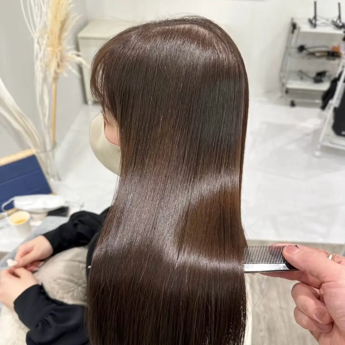 ロング 縮毛矯正 透明感カラー💫 Katsukiのヘアスタイル